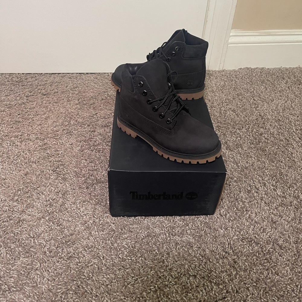 Toddler Boy Timberland Black Nubuck Size 12